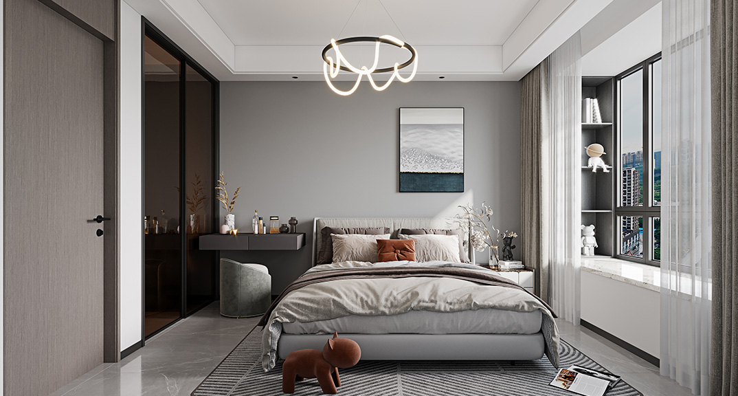 春城世家111㎡三室兩廳主臥現代風格裝修案例效果圖.jpg